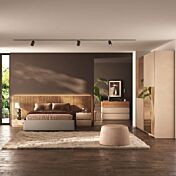 Camera matrimoniale cannettato Cadiz, Cashmere e Beige