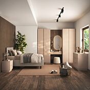 Camera ragazze con postazione trucco, letto e comodino, Cashmere e Mercure