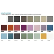 Libreria di design sospesa Moretti Compact, color grigio alluminio