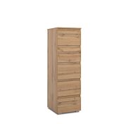 Settimino salvaspazio a 5 cassetti finitura Rovere