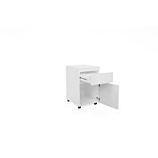 Elegante Scrivania moderna in finitura Bianco opaco