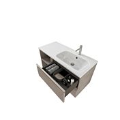 Mobile del bagno con lavabo integrato, 2 cassetti, Havasu 8