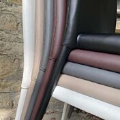 colori Sedia moderna rivestita in PU, colore Bianco