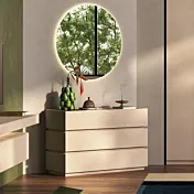 Comò Cashmere 3 cassetti, L.122, design moderno