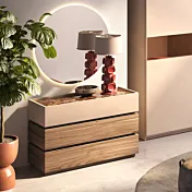 Comò 3 cassetti, Cashmere e Cadiz