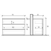 comò moderno vassoio