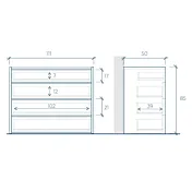 comò moderno in sconto