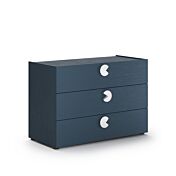 comò blu navy 3 cassetti