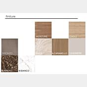 comò noce caramello moderno