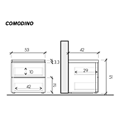 comodino moderno prezzi bassi