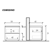 Camera matrimoniale con letto velluto Terracotta, Bronzo e Mercure