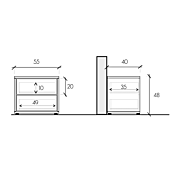 comodini cannettati offerte