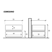 comodino componibile