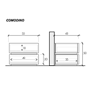 comodino componibile