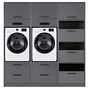 Composizione con pensili antracite