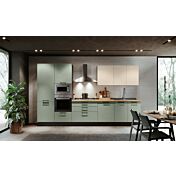 Offerta cucina lineare bloccata, Agave, Orzo e Noce biondo