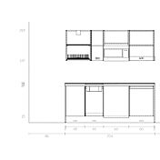 cucina piccola lineare