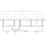 cucina piccola lineare moderna