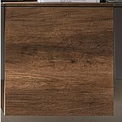 Tavolo tondo di design con struttura in finitura antracite 