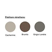 Tavolo di design allungabile 140 x 90 Onega, colore Noce Bianco, Made in Italy