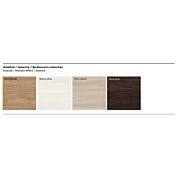 Letto matrimoniale versione king size, design moderno