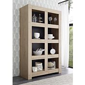 libreria con 8 ripiani rovere