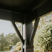 dettaglio gazebo tetto