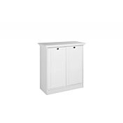Madia, credenza con 2 ante finitura Bianca