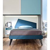 Letto ragazzi Iceberg una piazza e mezza Moretti Compact, Blu navy