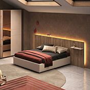 letto cannettato matrimoniale