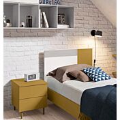 letto singolo senape