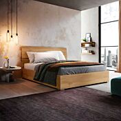 letto contenitore noce biondo