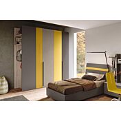 letto giallo senape