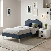 Letto ad una pizza e mezza, Blu Navy, L.130