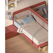 letto rosso corallo