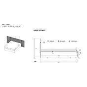 letto testiera cannettata