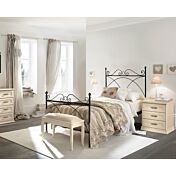 Testate ferro battuto, letto singolo classico