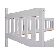 Letto montessoriano design a casetta, Bianco, 90x200 cm saldi