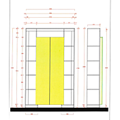misure libreria nuova 
