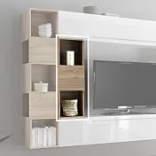 libreria sospesa noce stelvio