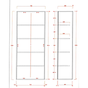 scheda tecnica libreria alta