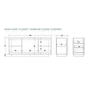 scheda tecnica madia