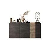 Innovativa Credenza 3 ante in finitura Kadiz e Titanio