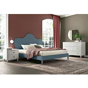 letto blu opale