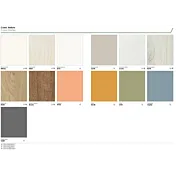 Letto a soppalco prezzo basso, finitura Grigio dorian e Rovere gesso