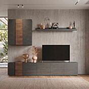 parete design mercure titanio 