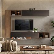 Parete attrezzata vendita online Soggiorno Zenzero in Lava, Mercure