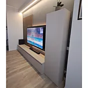 parete attrezzata contemporanea 