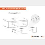 base cassetto parete