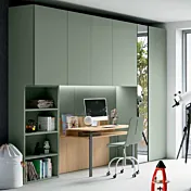 Armadio a ponte, L.305, finitura Agave